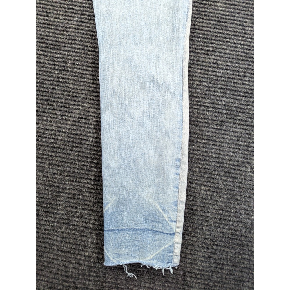 Express Stretch Denim Perfect Ankle High Rise Jeans Womens 2S Blue Cotton Skinny - Picture 9 of 16